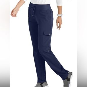 Bundle of 2 Healing Hands Women's Nikki Convertible Jogger Scrub Pant, XL Petite